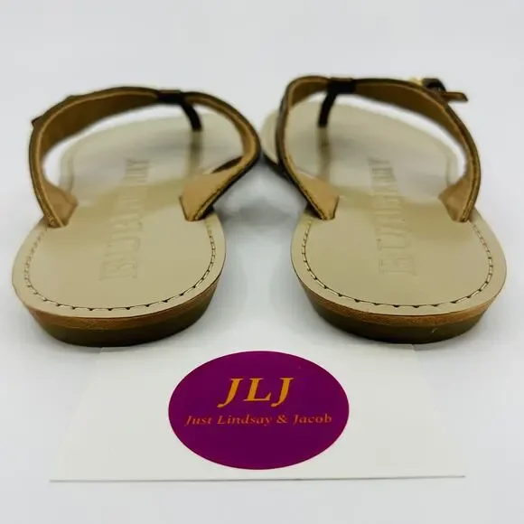 Burberry Women's Aldermary Haymarket Check Flip Flop Sandals Size 39 EU / 9 US - Picture 9 of 15